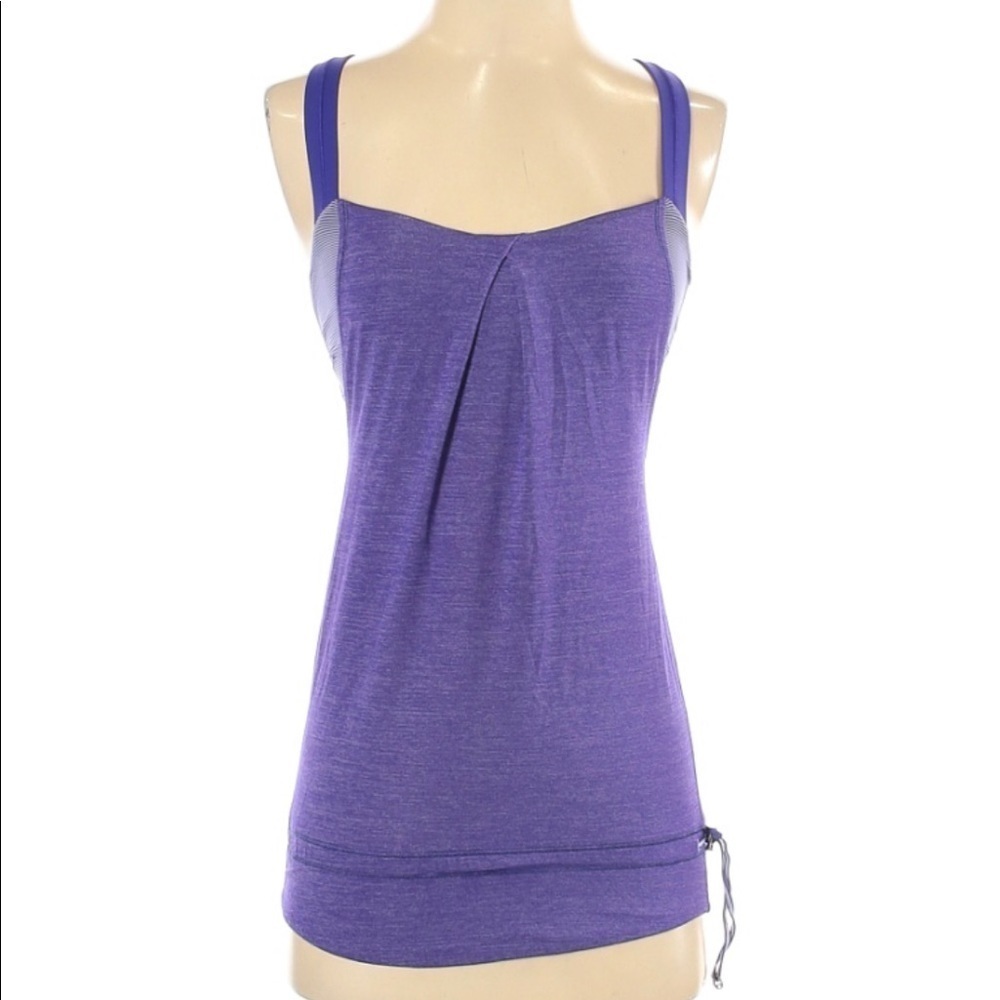 Lululemon Purple Rest Less Tank - Picture 2 of 7